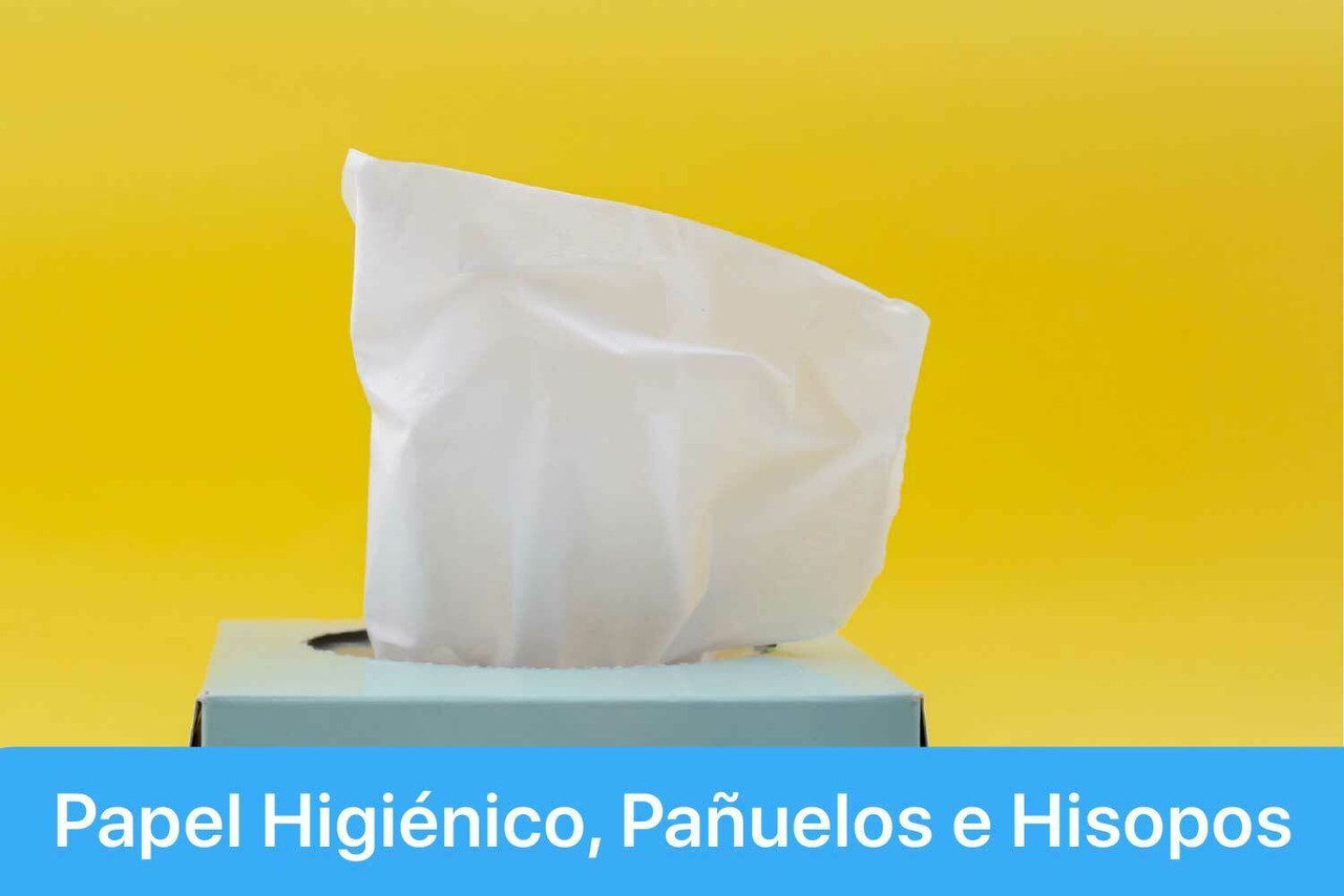 Papel Higiénico, Pañuelos e Hisopos